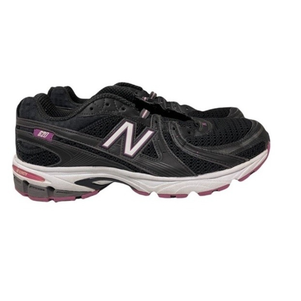 New Balance 620 Running Shoes Womens 10.5 Black Purple‎ WR620BWP N-ERGY Sneakers